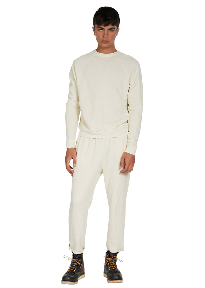 Les Tien French Terry Crew Neck Raglan