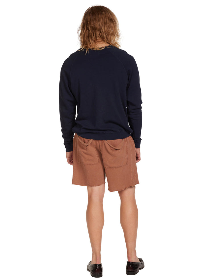 Les Tien French Terry Crew Neck Raglan