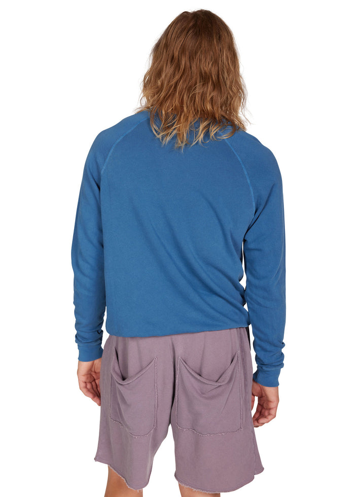 Les Tien French Terry Crew Neck Raglan