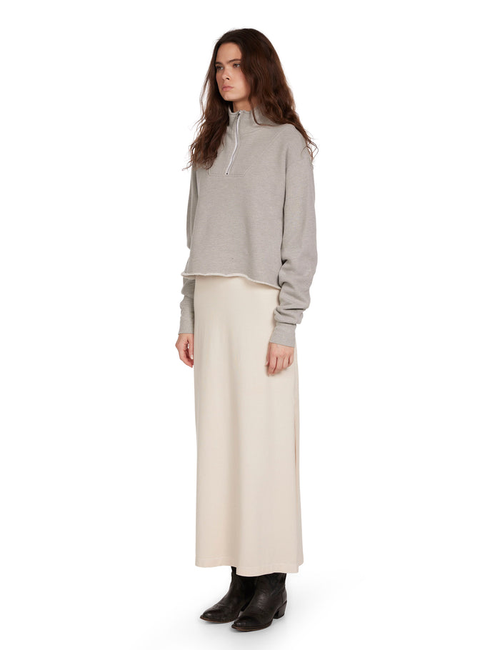 Les Tien Haley Crop Half Zip Pullover