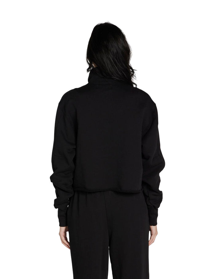 Les Tien Haley Crop Half Zip Pullover