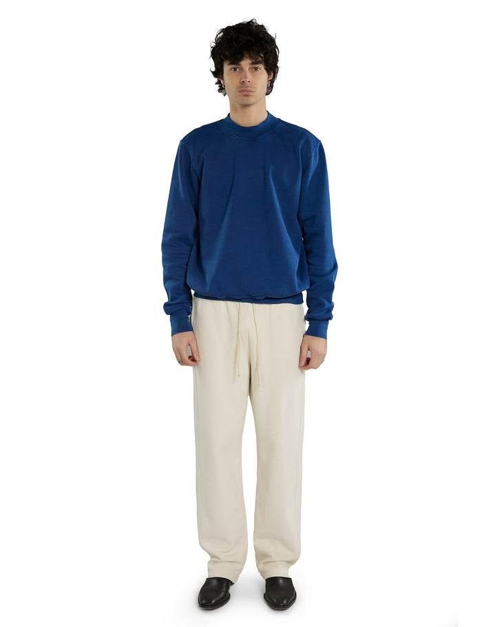 Les Tien Heavyweight Banded Polo Mock Neck