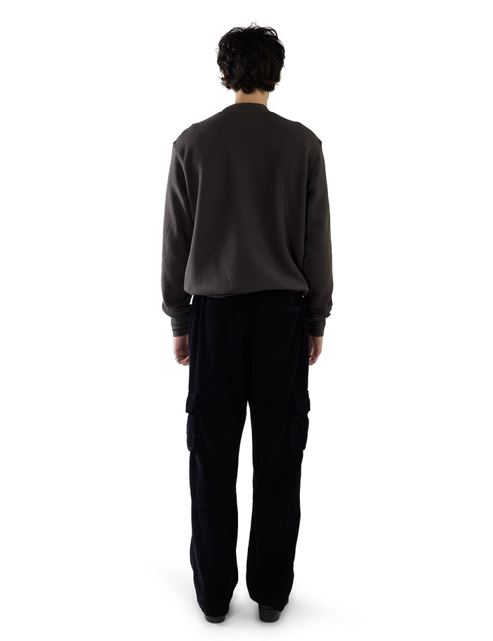 Les Tien Heavyweight Banded Polo Mock Neck