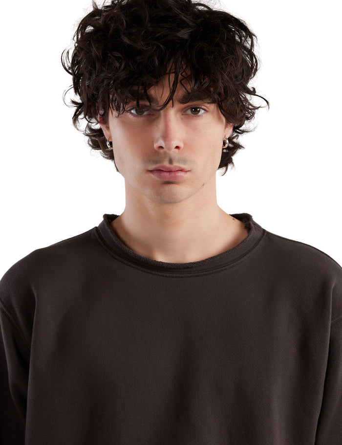 Les Tien Heavyweight Banded Roll Neck