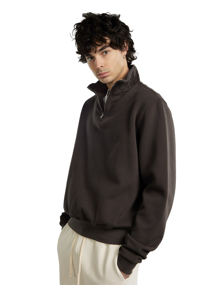 Les Tien Heavyweight Banded Yacht Half Zip