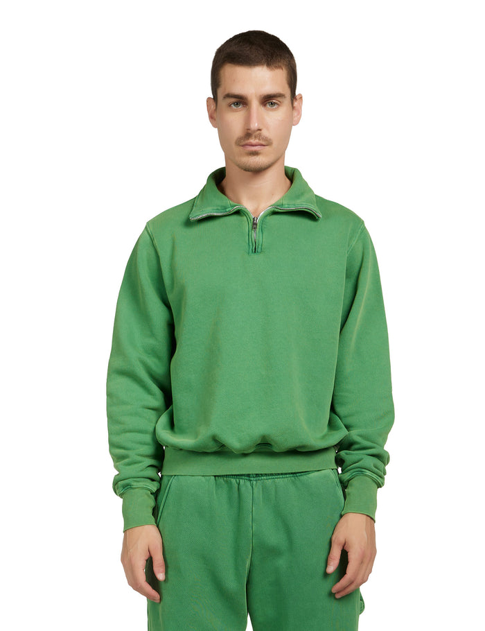 les tien Heavyweight Banded Yacht Half Zip