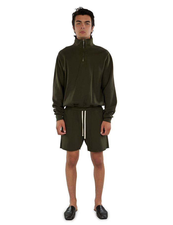 Les Tien Heavyweight Banded Yacht Half Zip