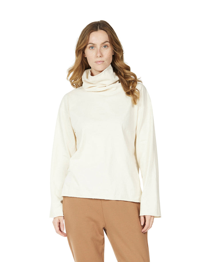les tien Heavyweight Cowl Neck Long Sleeve