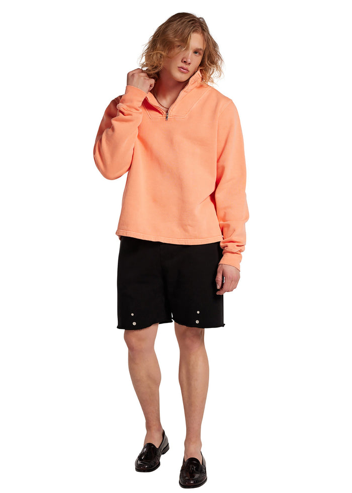 les tien Heavyweight Half Zip Yacht Pullover
