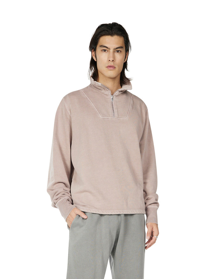 les tien Heavyweight Half Zip Yacht Pullover