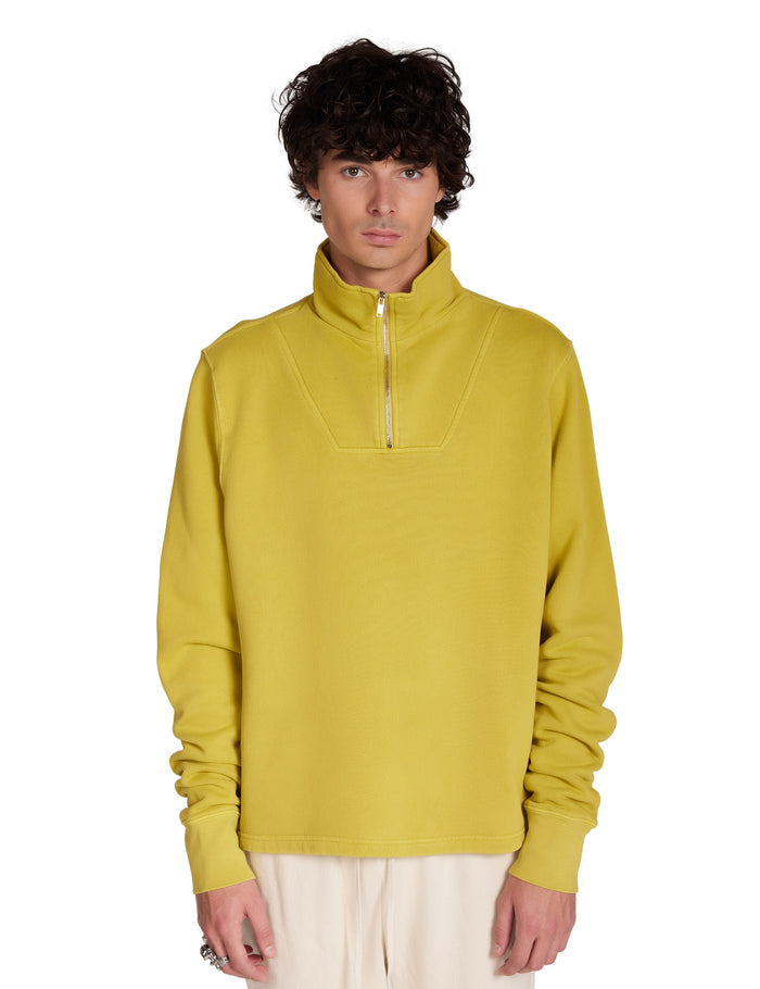 les tien Heavyweight Half Zip Yacht Pullover