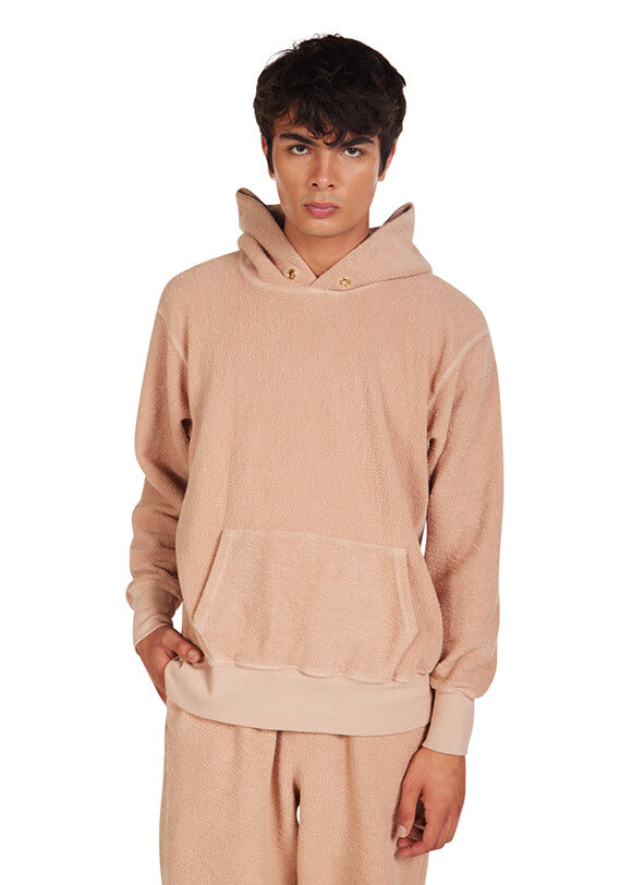 les tien Heavyweight Inside Out Hoodie