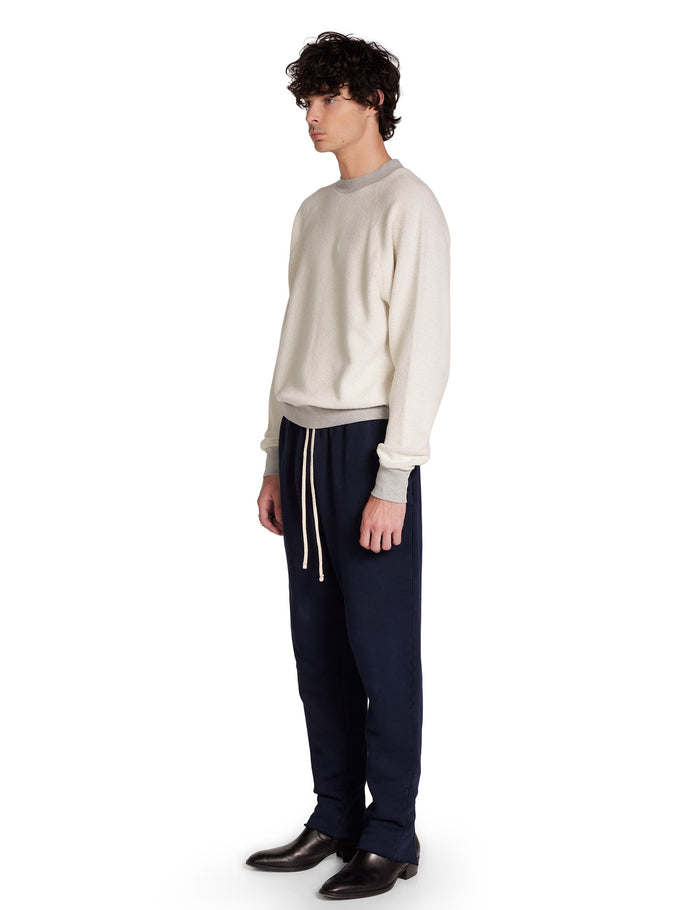 Les Tien Heavyweight Inside Out Mock Neck Raglan