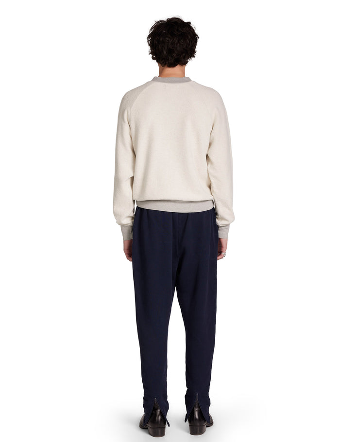 Les Tien Heavyweight Inside Out Mock Neck Raglan