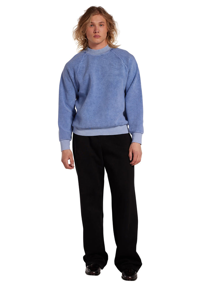 Les Tien Heavyweight Inside Out Mock Neck Raglan