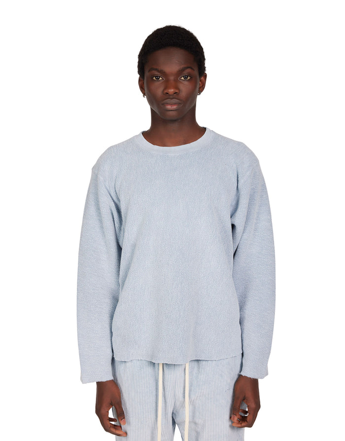 les tien Heavyweight Inside Out Raw Crop Crew