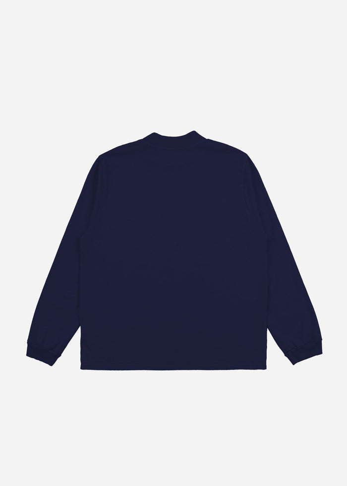 les tien Heavyweight Mock Neck Long Sleeve