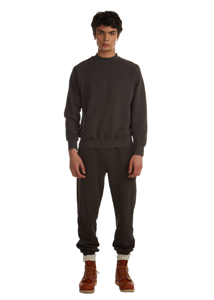 Les Tien Heavyweight Mock Neck Raglan