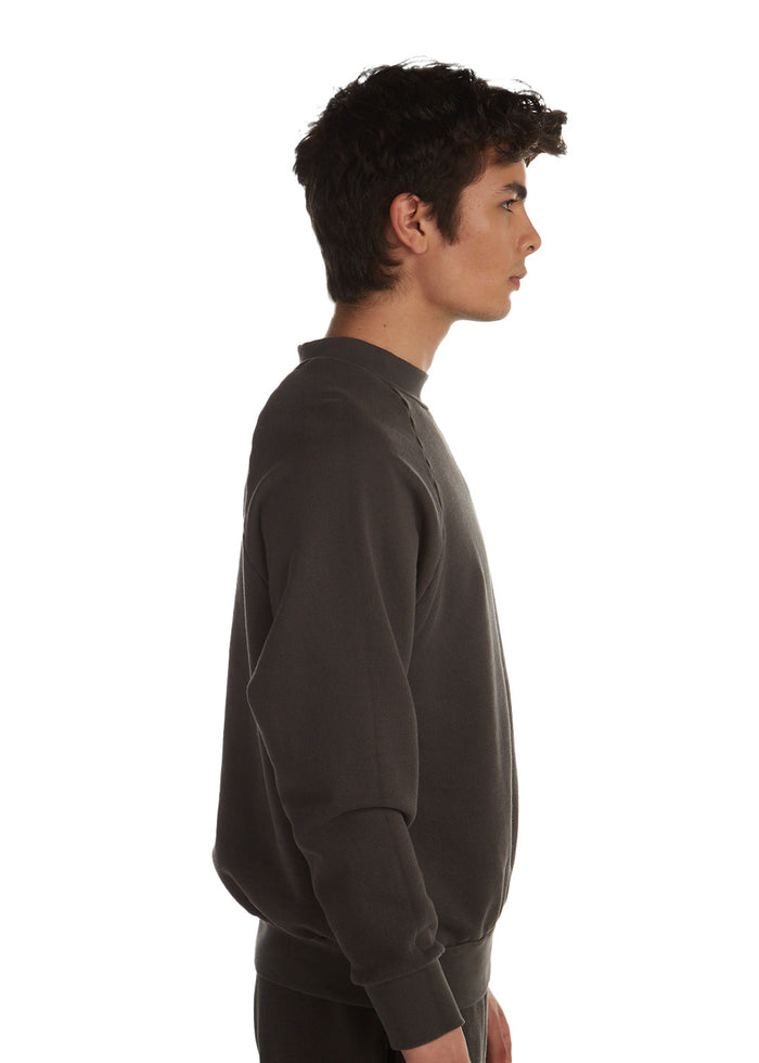 Les Tien Heavyweight Mock Neck Raglan