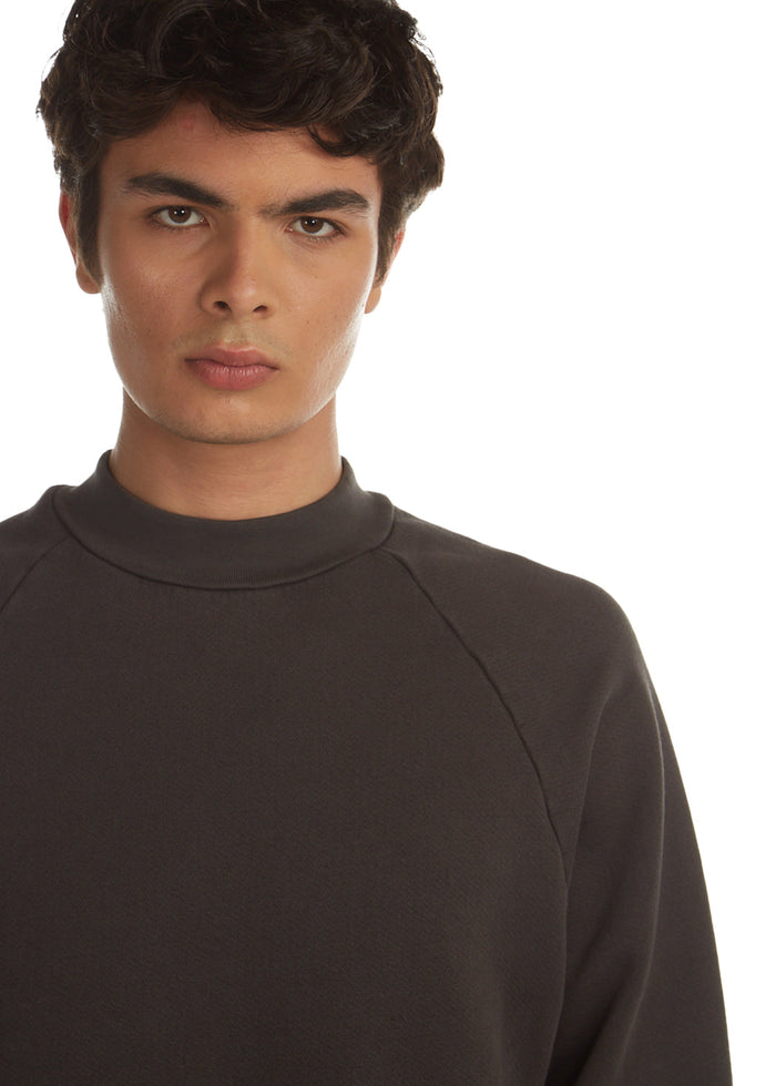 Les Tien Heavyweight Mock Neck Raglan