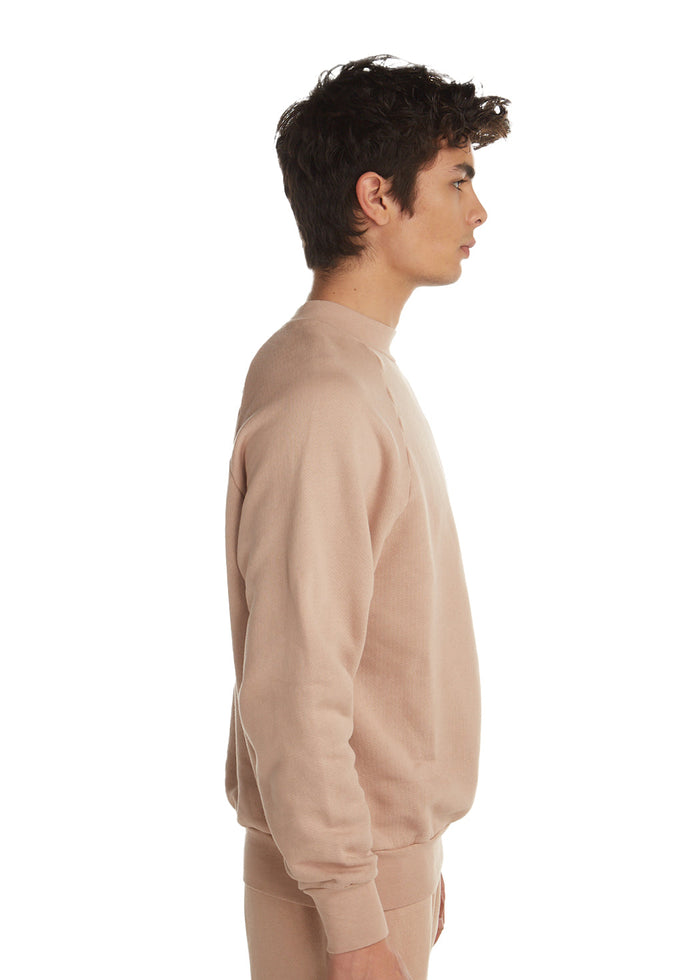 Les Tien Heavyweight Mock Neck Raglan