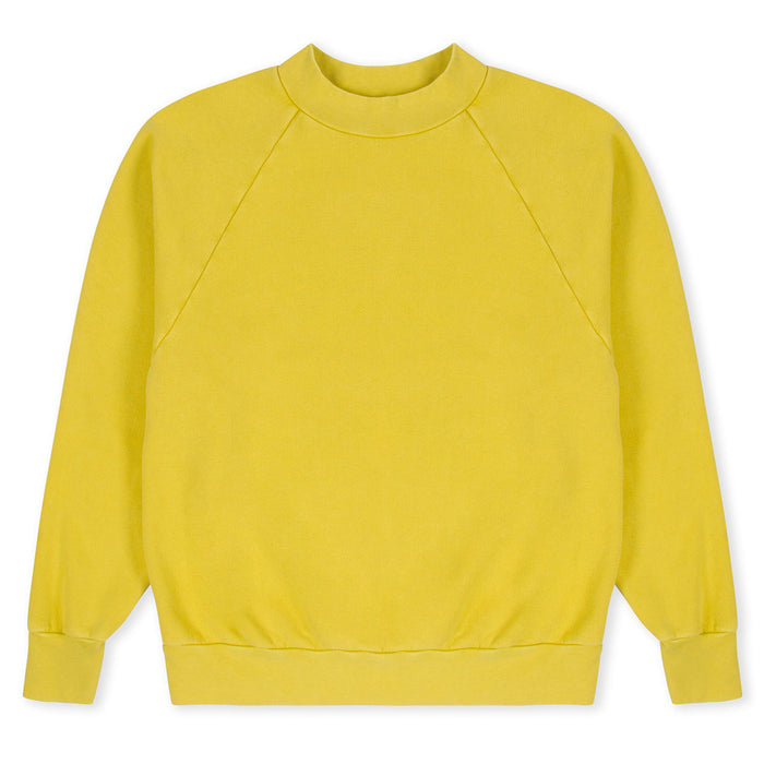 les tien Heavyweight Mock Neck Raglan