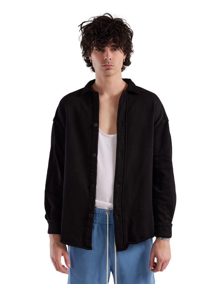 les tien Heavyweight Oversized Button Up