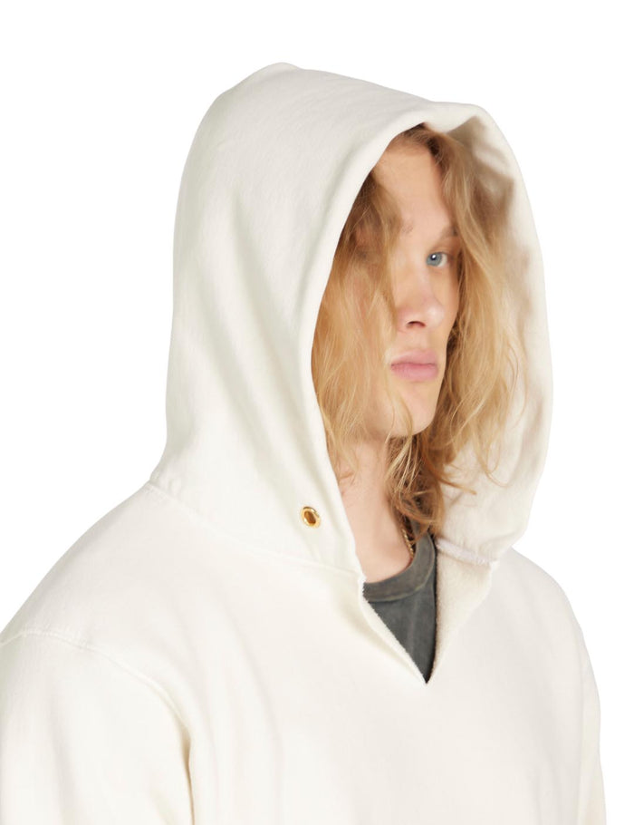 Les Tien Heavyweight Raw Cropped Hoodie