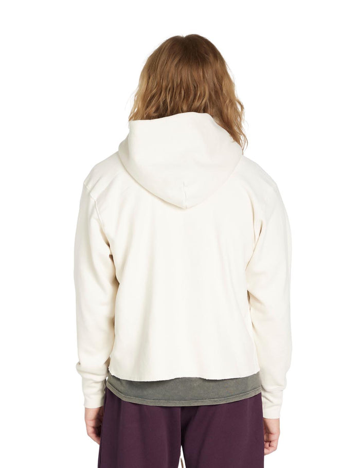 Les Tien Heavyweight Raw Cropped Hoodie
