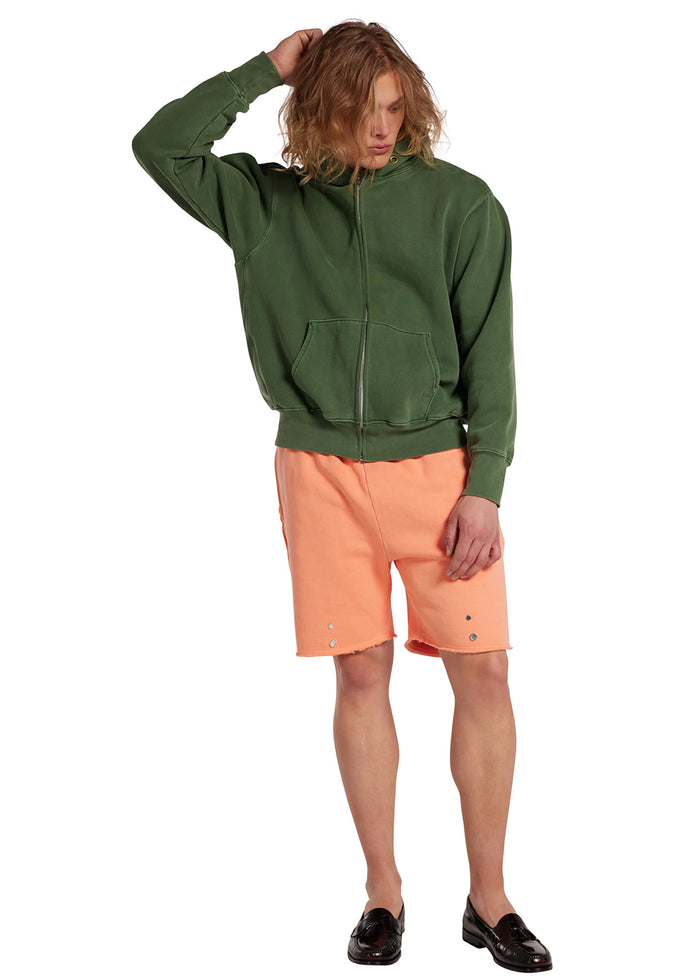 les tien Heavyweight Snap Front Short