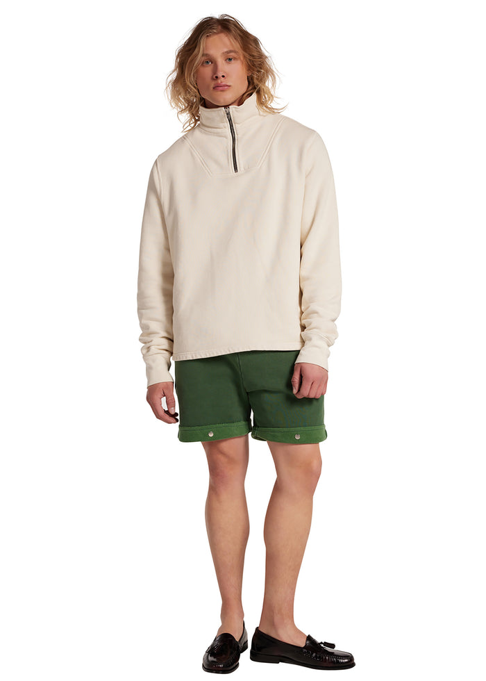 les tien Heavyweight Snap Front Short