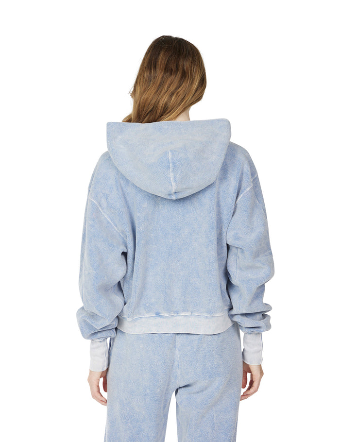 Les Tien Inside Out Cara Crop Hoodie