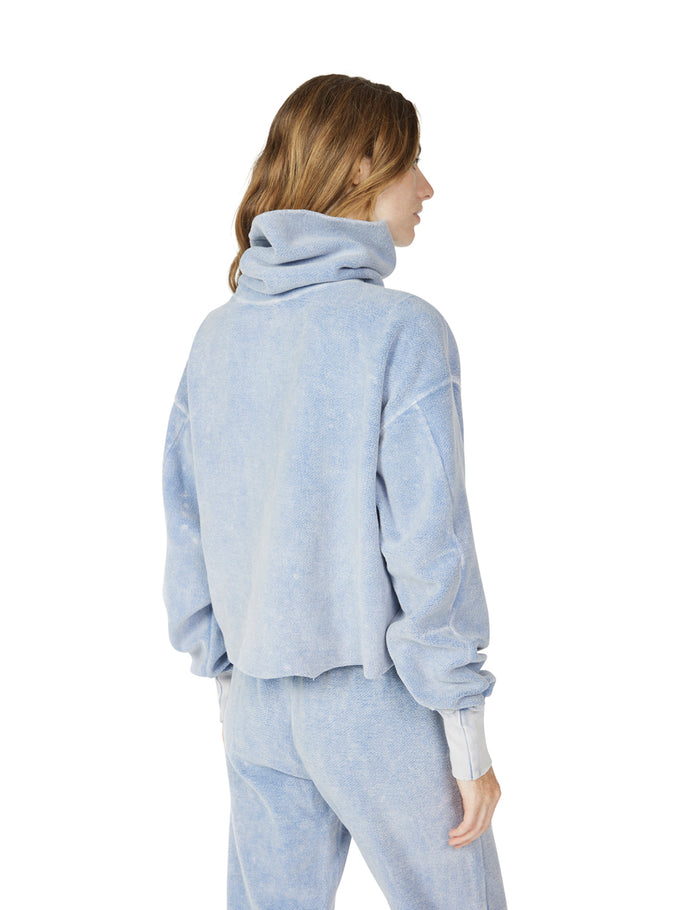 Les Tien Inside Out Heavyweight Crop Cowl Neck