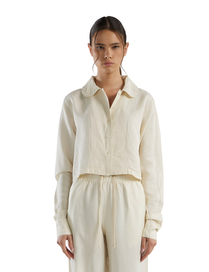 les tien Iris Button Up