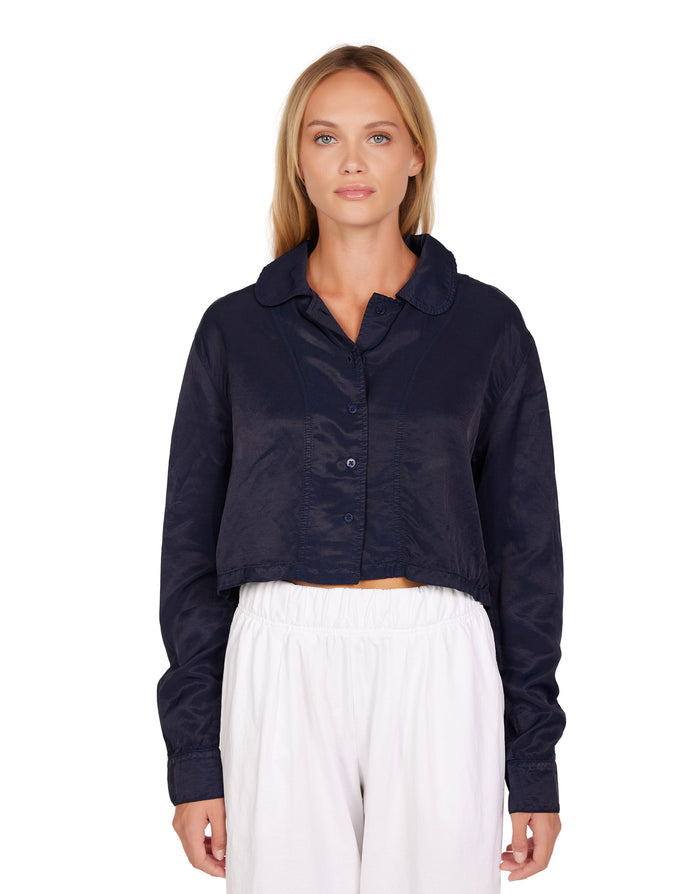 les tien Iris Button Up