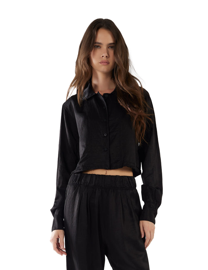 les tien Iris Button Up