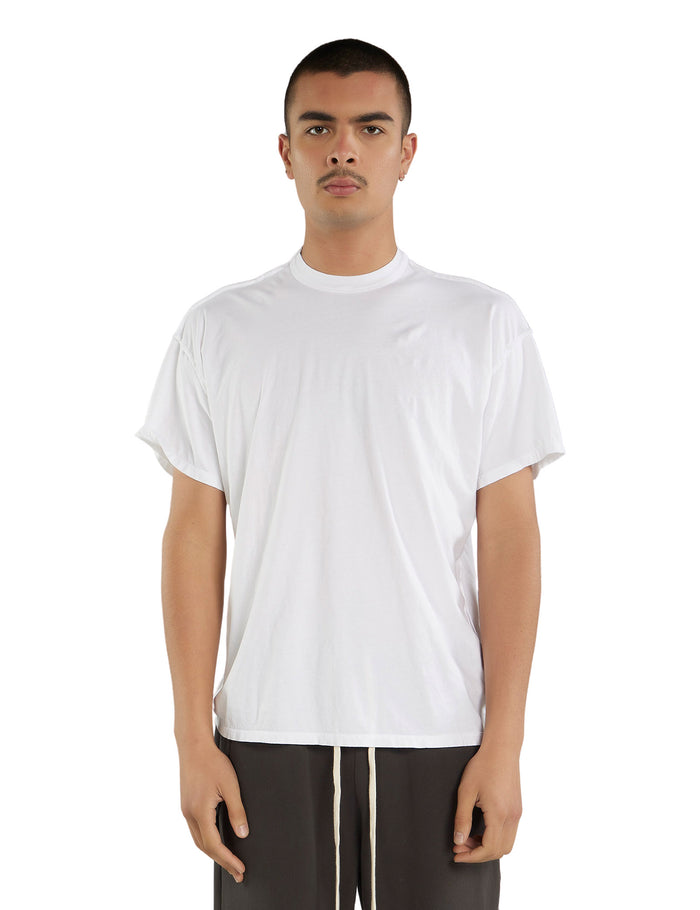 les tien Lightweight Binded Neck Inside Out Tee