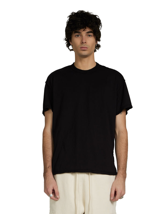 les tien Lightweight Binded Neck Inside Out Tee