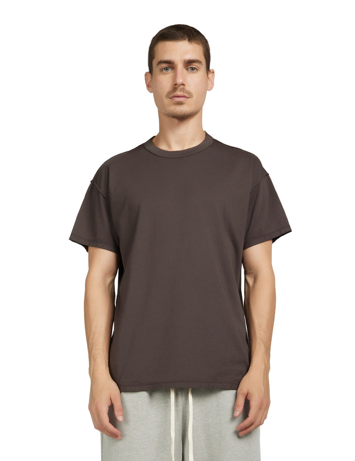 les tien Lightweight Binded Neck Inside Out Tee