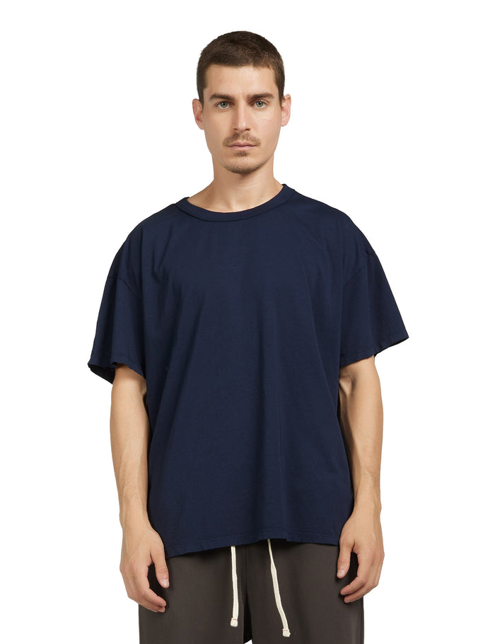 les tien Lightweight Binded Neck Oversized Tee