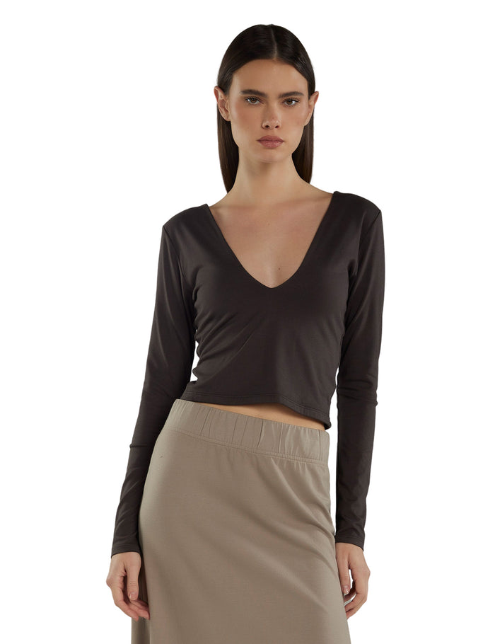 les tien Liz Double V Long Sleeve
