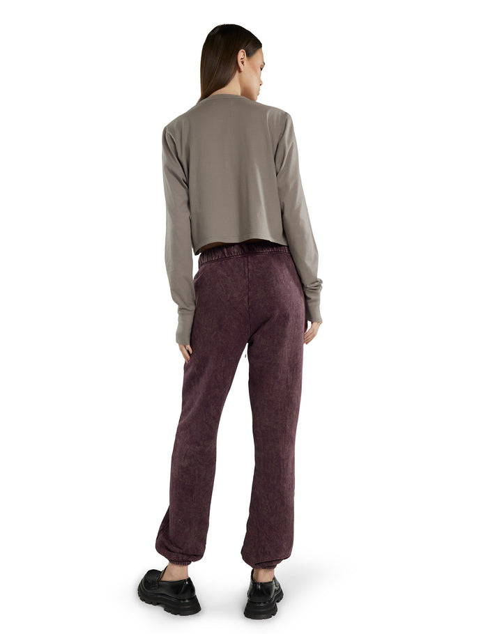 Les Tien Mert Long Sleeve Crop Tee