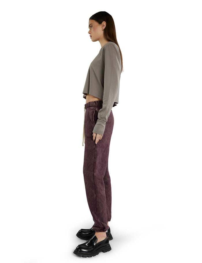 Les Tien Mert Long Sleeve Crop Tee