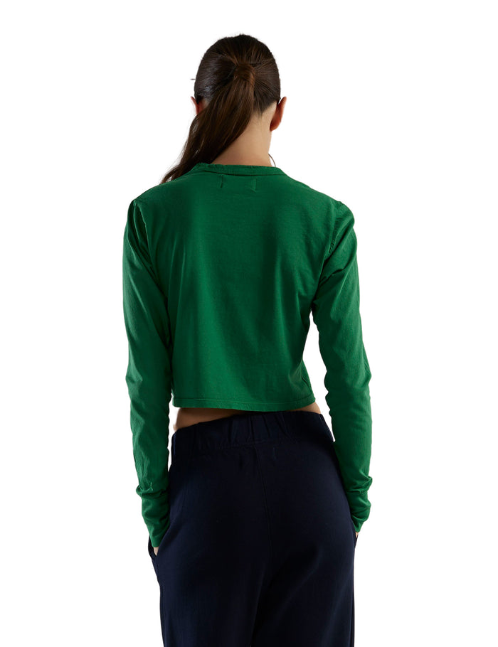 Les Tien Mert Long Sleeve Crop Tee