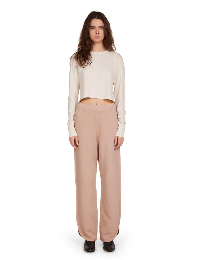 Les Tien Mert Long Sleeve Crop Tee