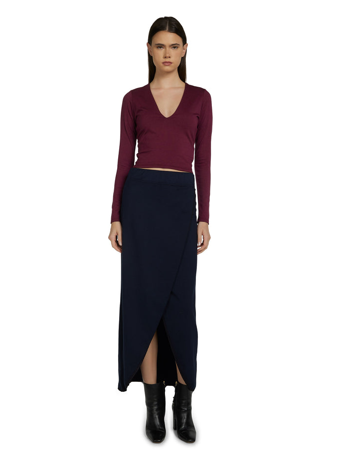 Les Tien Milly Scallop Wrap Skirt