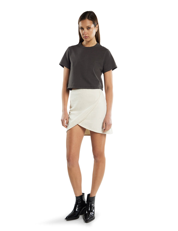 Les Tien Misty Scallop Wrap Skirt