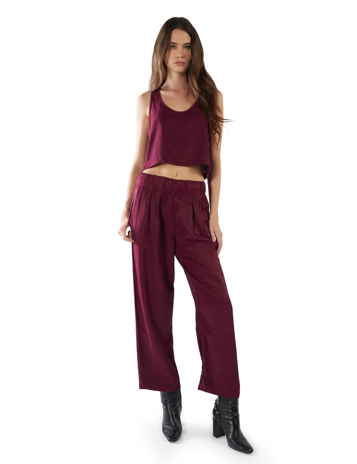 Les Tien Penny Pleat Front Pant