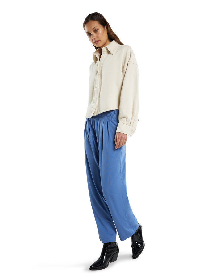 Les Tien Phoebe Oversized Crop Button Up
