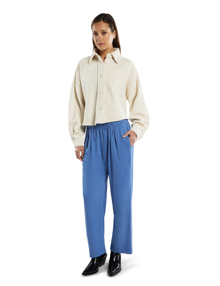 Les Tien Phoebe Oversized Crop Button Up